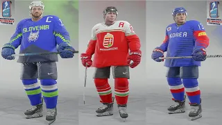 NHL 22 | INTERNATIONAL JERSEYS HUNGARY KOREA SLOVENIA