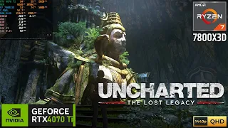 UNCHARTED: THE LOST LEGACY | DLSS ULTRA PERFORMANCE | 4070 Ti