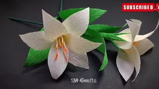 Easy Paper flower/paper craft/how to/DIY