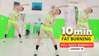 Fat Burning 10 Min Full Body - Dance Workout to Lose Weight