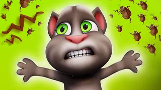 Fleas, Fleas, Everywhere!| Talking Tom Shorts | HooplaKidz Shows