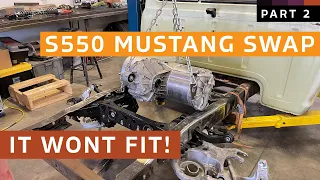 Tesla Motor Swapped Ford F100: S550 Mustang Suspension Pt.2