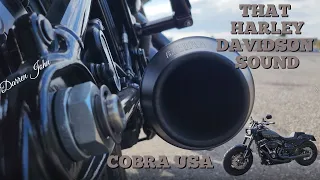 That Harley Davidson Sound - Cobra Exhaust USA