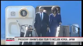 President Obama's Asia tour to include Korea, Japan