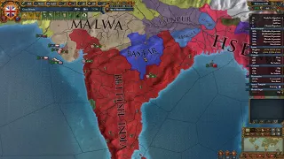 Lets Play Europa Universalis 4 Master of India Deutsch Teil 38 "Dehli wird zermalmt"