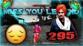 |Sidhu Muse Wala| |295 Song| |Free Fire New||Montage Video| |Miss You Legend| Credit:-@AloneboyFF