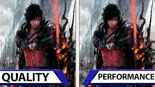 Final Fantasy XVI | Quality VS Performance | PS5 Modes Comparison & Framerate | DEMO