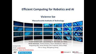 Efficient Computing for Robotics and AI