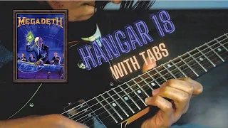 Hangar 18 - Megadeth | 1st Guitar Solo Cover + TAB