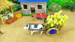 diy tractor mini bulldozer to making concrete road |Gouri Ganesh Murti Durga Navratri | mini |#diy