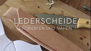 Lederscheide für Messer selber machen