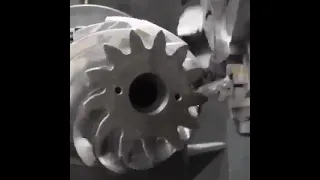 Spiral bevel gear cutting #tech. #engg.