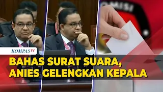 Momen Anies Gelengkan Kepala Dengar Pembacaan Hakim MK di Sidang Sengketa Pilpres 2024