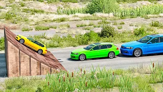 Small & Super Giant Car vs Ramp – BeamNG.Drive