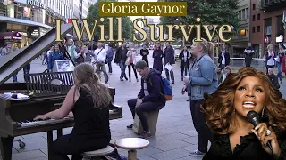 Amazing "I Will Survive" Street Performance