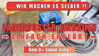 Ladebooster einbauen, EINFACH erklärt, Victron Ladebooster in Wohnmobil einbauen, DIY mit WATTSTUNDE