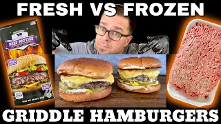 Fresh vs Frozen Hamburger Patties on the Griddle - Which is Better?