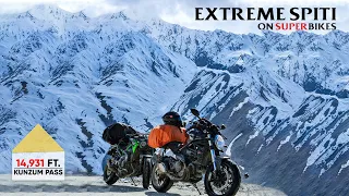 Chandratal Lake to Mighty Kunzum La || Extreme Superbikes Expedition || Spiti Valley Part 3