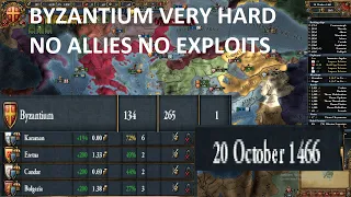 EU4 v1.33 Byzantium Guide VERY HARD NO ALLIES 100% WARSCORE