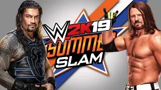 WWE 2K19 Universe Mode Highlights : SUMMERSLAM