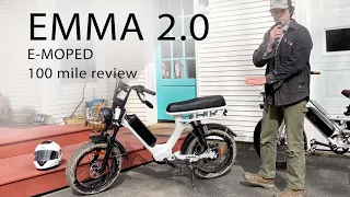 Emma 2.0 e-moped... 100 mile review.. great bike