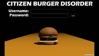 Citizen Burger Disorder Main Menu Theme