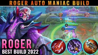 ROGER BROKEN BUILD | ROGER BEST BUILD 2022 | TOP GLOBAL ROGER - MLBB