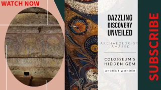 Dazzling 2,000-Year-Old Mural Found Near Colosseum! | Archaeologists Stunned | The fact's New Video|