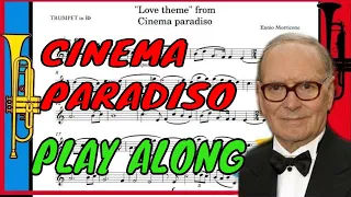 Cinema Paradiso - Love theme - E. Morricone (Accompaniment, Play along, Backing track) PDF SCORES