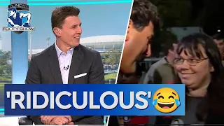 Llordo's priceless reaction to Bomber fan's comment from the archives (WCME) - Sunday Footy Show