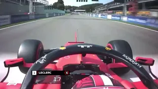 F1 onboard Leclerc pole lap Spa