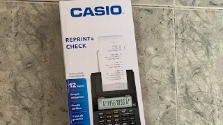 Calculadora de Mesa com Bobina Casio