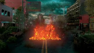 Nuke Fire Compositing | Breakdown - Post-Apocalptic Matte Painting