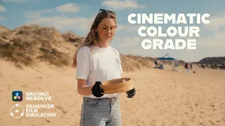 CINEMATIC COLOUR GRADING - Davinci Resolve X Dehancer!!! (Fast easy workflow with stunning results!)