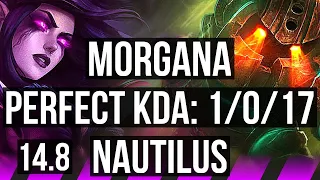 MORGANA & Zeri vs NAUTILUS & Kai'Sa (SUP) | 1/0/17 | KR Master | 14.8