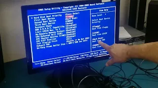 18/05/2023 Fazendo manutenção no PC no CMOS SETUP UTILITY e dá erros