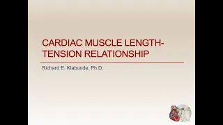 Cardiac Length-Tension Relationship