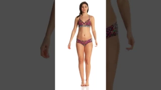 Eidon Swimwear Amina Madison Fixed Triangle Bikini Top (D/DD Cup) | SwimOutlet.com