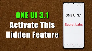 Activate Hidden Feature on Samsung Galaxy Phones with ONE UI 3.1 - (S21, Note 20, S20, Note 10, etc)