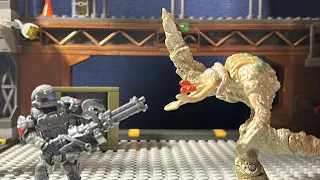 Floodgate Ambush - Yalo Chief Contest Entry  - A Halo Mega Construx Stop Motion