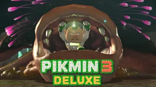 Pikmin 3 Deluxe Story Walkthrough Part 3 (Distant Tundra / Find the Captain / Vehemoth Phosbat)