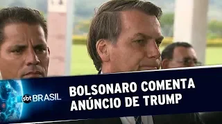 Bolsonaro diz que pode conversar com Trump sobre tarifas de importação | SBT Brasil (02/11/19)