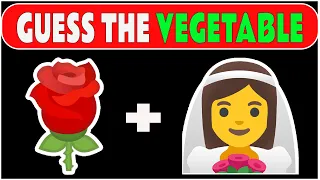 Guess The Vegetable by Emoji 🥕🍆🍅 || Emoji Quiz