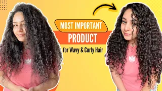 Game changer product for Wavy, Curly, Frizzy hair  || Differences between curl cream & leave in
