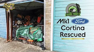 Abandoned Barn Find Classic Mk1 Ford Cortina