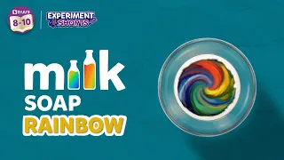 Rainbow Milk Experiment | Science Experiments at Home | Byju's | #Ytshorts