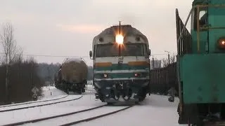 Дизель-поезд ДР1А-225 на ст. Рапла / DR1A-225 at Rapla station