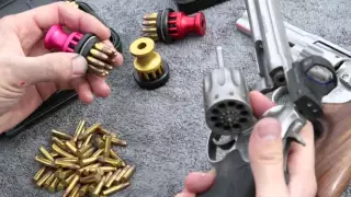How to Use the Pink Speed Beez Speed Loader for a Smith & Wesson 617 Revolver