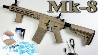 Unboxing Realistic MK8 Gel ball Blaster assault rifle toy  gun !