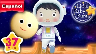 La canción de la luna | Y muchas canciones infantiles | ¡37 minutos de recopilación LittleBabyBum!